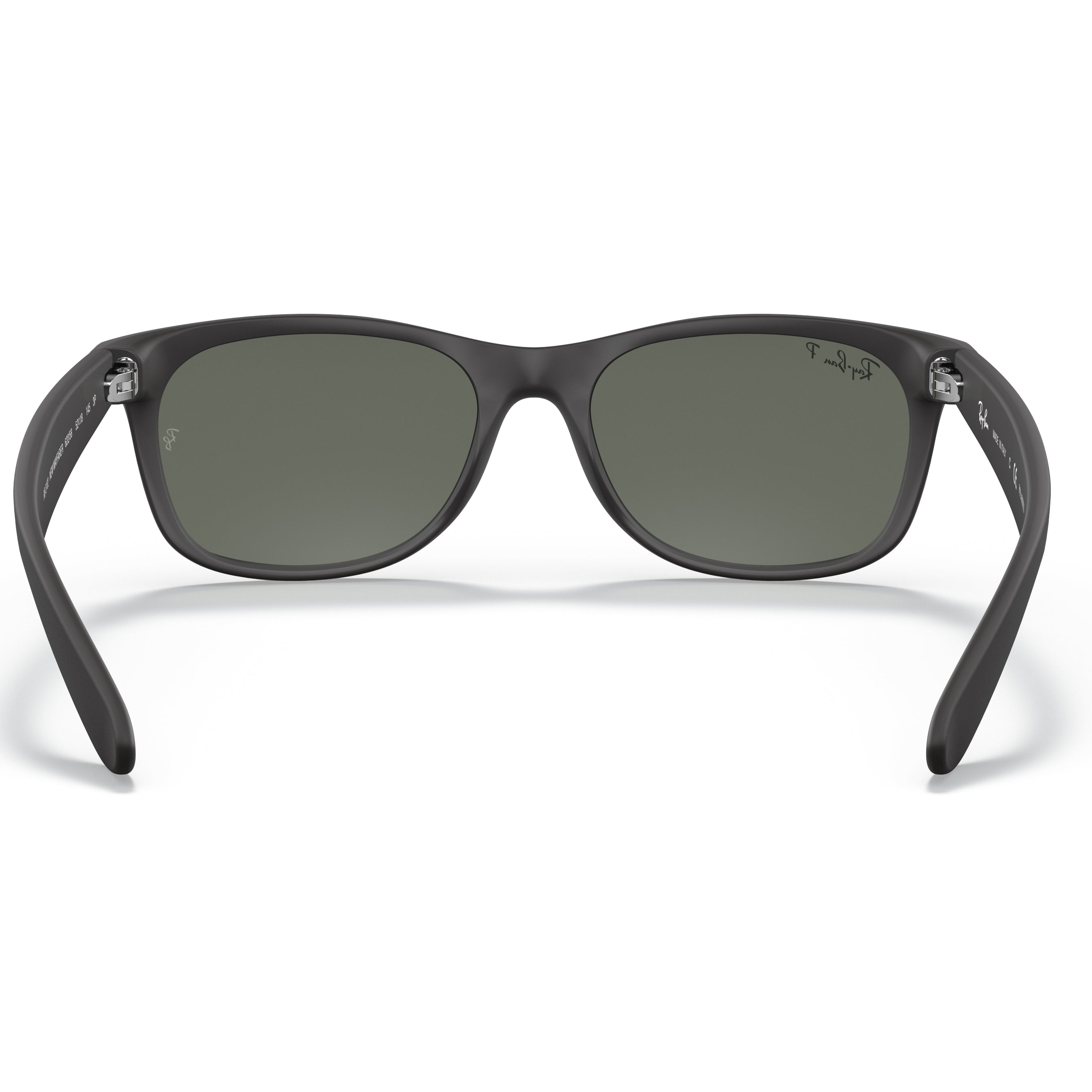Ray-Ban Ray-Ban New Wayfarer Green Polarized Polarized Wayfarer Men's Sunglasses RB2132 622/58 55