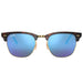 Ray-Ban Clubmaster Flash Lenses Blue Flash Square Unisex Sunglasses RB3016 114517 51