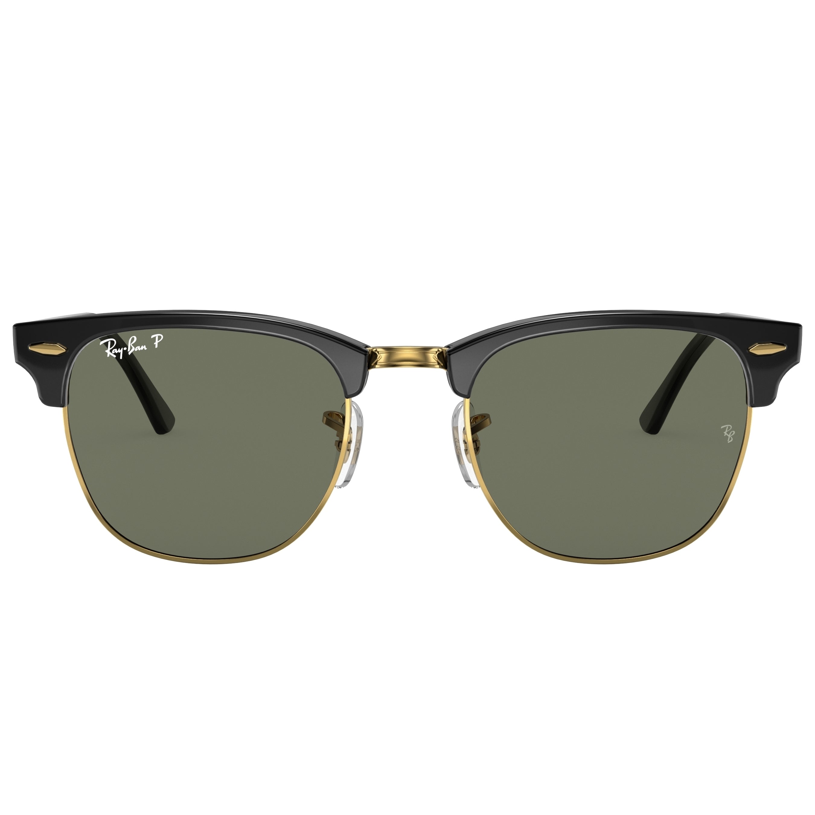 Ray-Ban Clubmaster Classic Green Classic G-15 Square Unisex Sunglasses RB3016 901/58 49