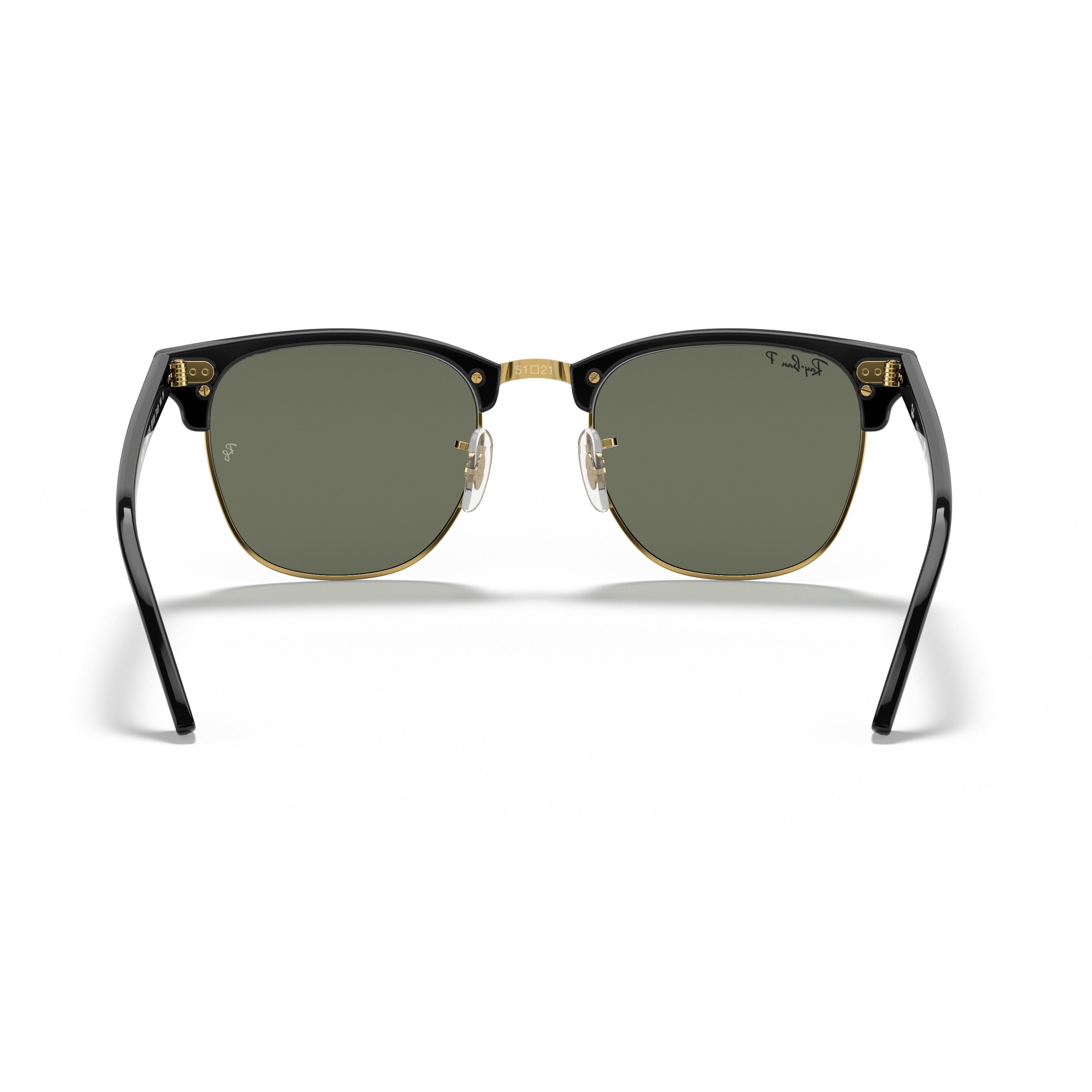 Ray Ban Clubmaster Classic Green Classic G 15 Square Unisex Sunglasses RB3016 901 58 49 RB3016 901 58 49 Luxoma