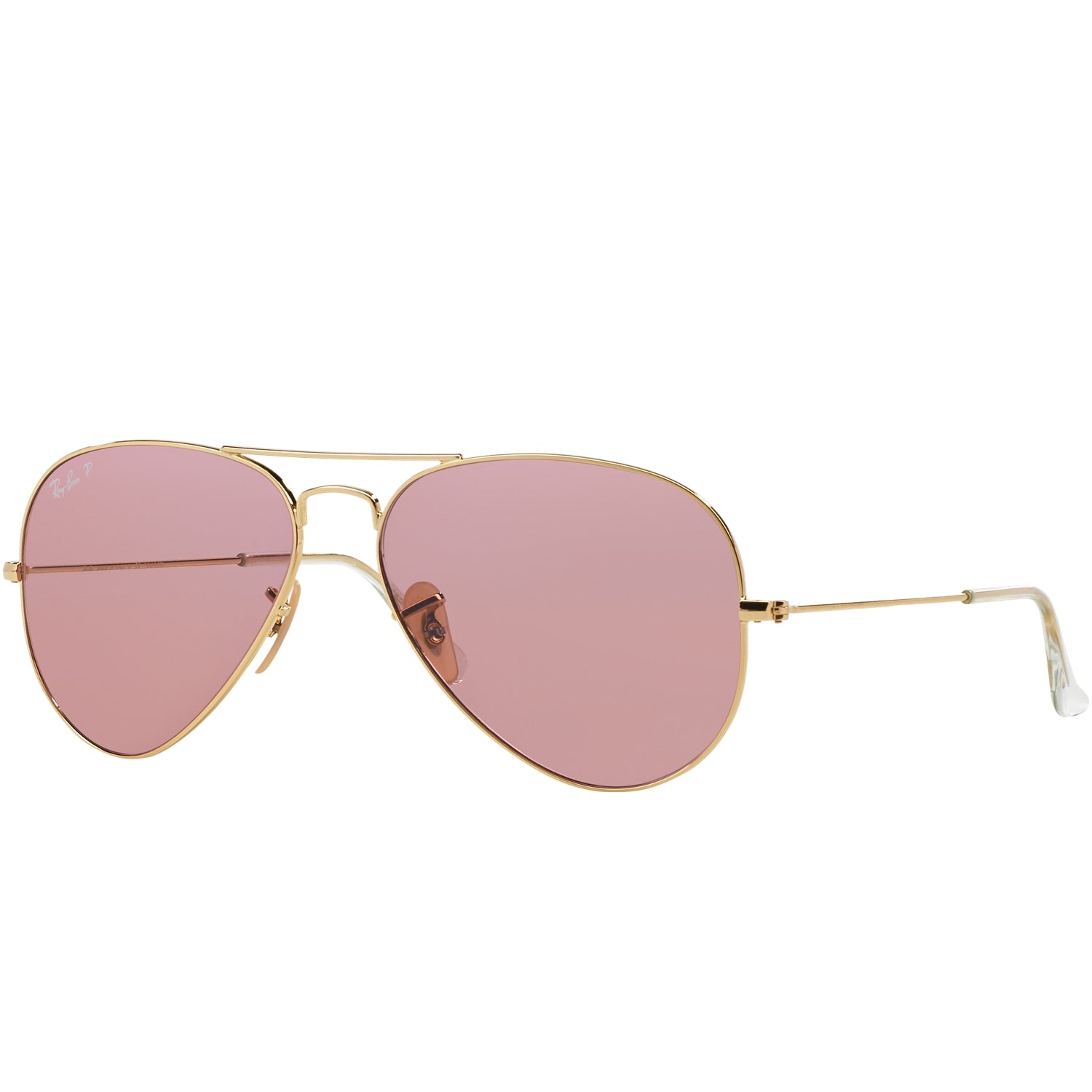 Ray-Ban Ray-Ban Aviator Classic Polarized Pink Legend Polarized Aviator/Pilot Unisex Sunglasses RB3025 001/15 58
