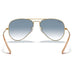 Ray-Ban Ray-Ban Aviator Light Blue Gradient Gradient Aviator/Pilot Men's Sunglasses RB3025 001/3F 58
