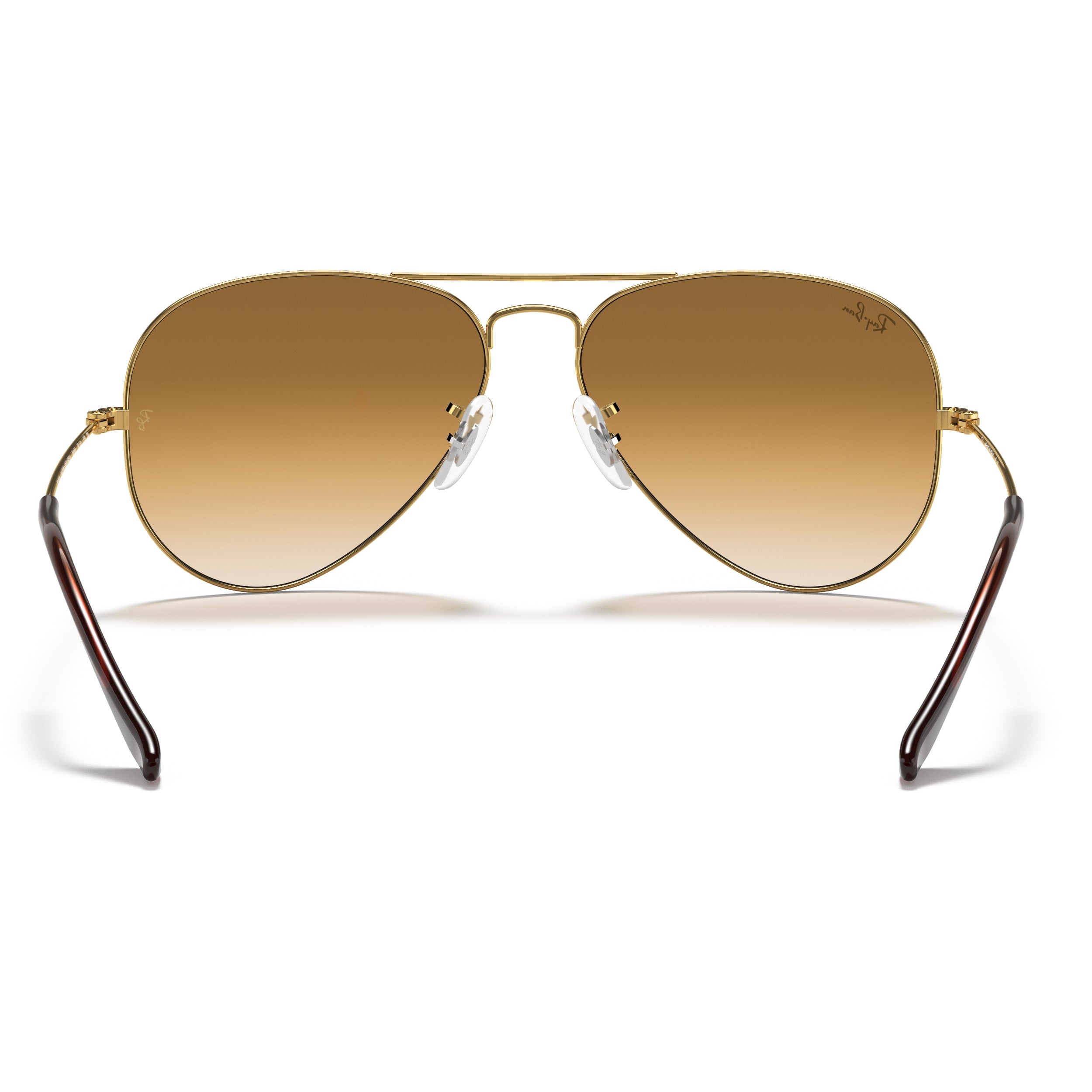 Ray-Ban Ray-Ban Aviator Light Brown Gradient Gradient Aviator/Pilot Men's Sunglasses RB3025 001/51 58