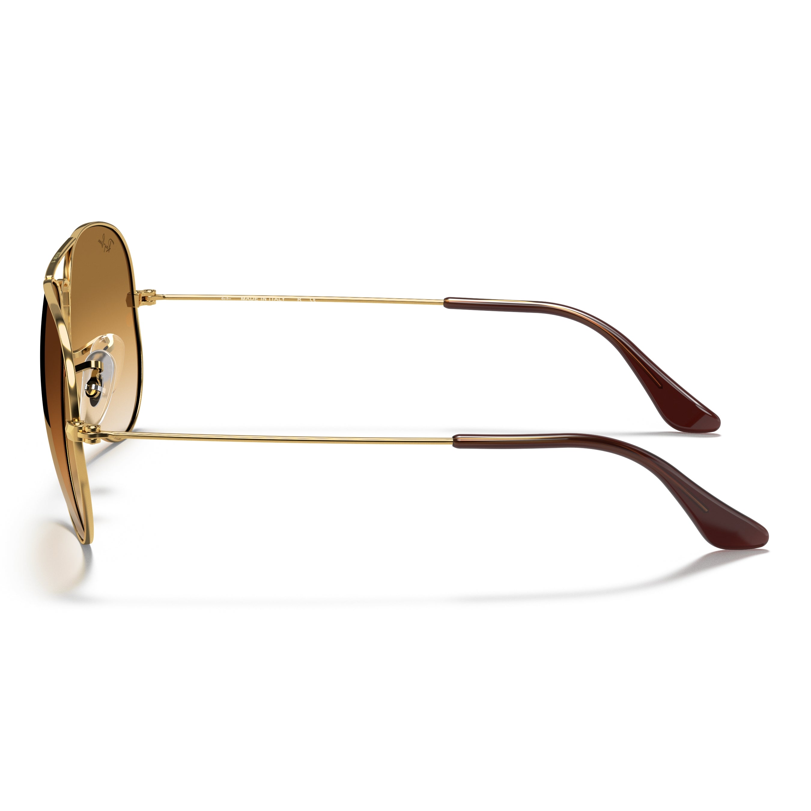 Ray-Ban Ray-Ban Aviator Light Brown Gradient Gradient Aviator/Pilot Men's Sunglasses RB3025 001/51 58