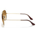 Ray-Ban Ray-Ban Aviator Light Brown Gradient Gradient Aviator/Pilot Men's Sunglasses RB3025 001/51 58