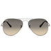 Ray-Ban Aviator Grey Gradient Gradient Aviator/Pilot Men's Sunglasses RB3025 003/32 55
