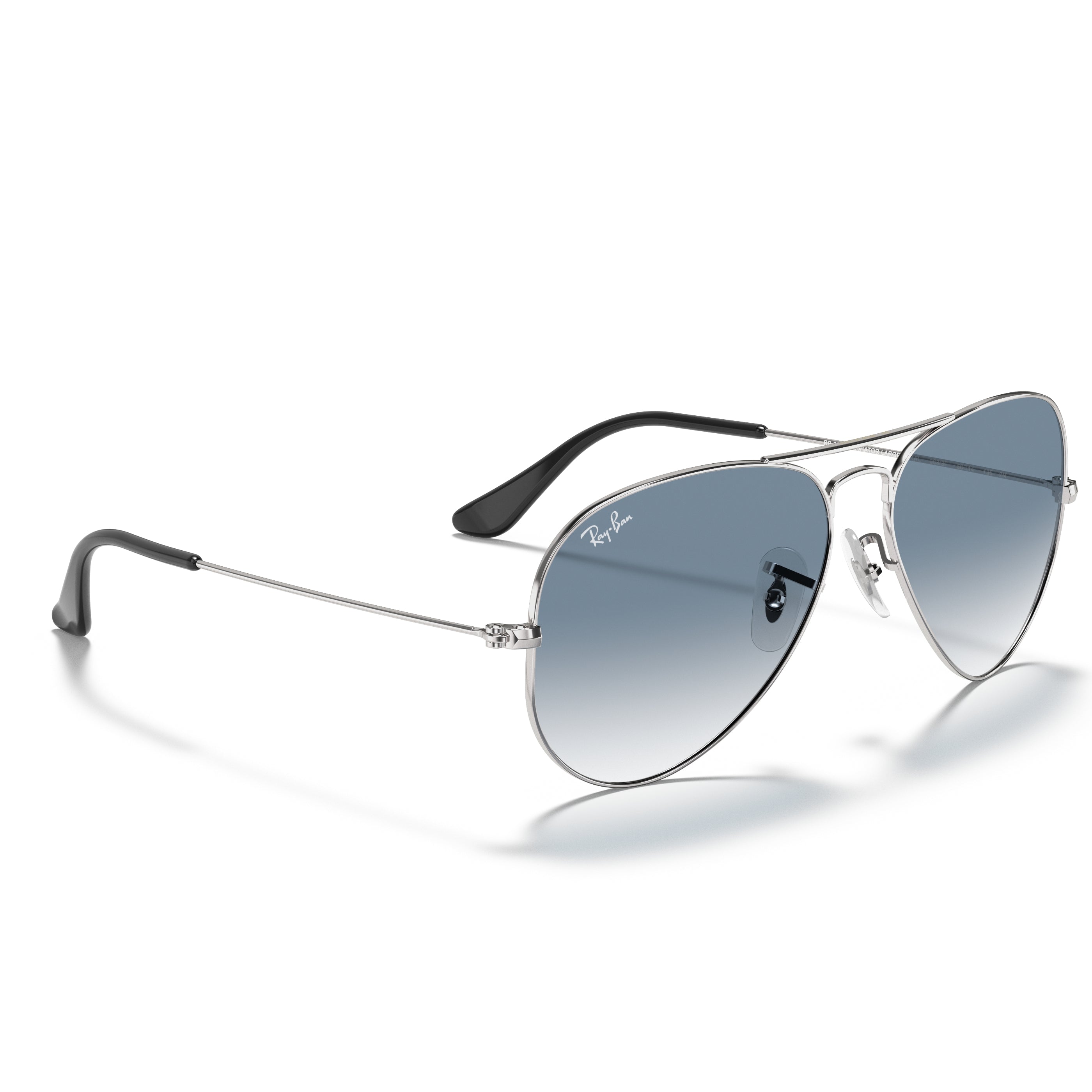 Ray-Ban Ray-Ban Aviator Light Blue Gradient Gradient Aviator/Pilot Men's Sunglasses RB3025 003/3F 62