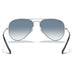 Ray-Ban Ray-Ban Aviator Light Blue Gradient Gradient Aviator/Pilot Men's Sunglasses RB3025 003/3F 62