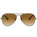 Ray-Ban Aviator Brown Gradient Gradient Aviator/Pilot Men's Sunglasses RB3025 004/51 58