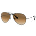 Ray-Ban Ray-Ban Aviator Brown Gradient Gradient Aviator/Pilot Men's Sunglasses RB3025 004/51 58