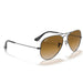 Ray-Ban Ray-Ban Aviator Brown Gradient Gradient Aviator/Pilot Men's Sunglasses RB3025 004/51 58