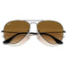 Ray-Ban Ray-Ban Aviator Brown Gradient Gradient Aviator/Pilot Men's Sunglasses RB3025 004/51 58
