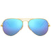 Ray-Ban Aviator Flash Lenses Blue Flash Pilot Unisex Sunglasses RB3025 112/17 62