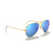 Ray-Ban Ray-Ban Aviator Flash Lenses Blue Flash Pilot Unisex Sunglasses RB3025 112/17 62