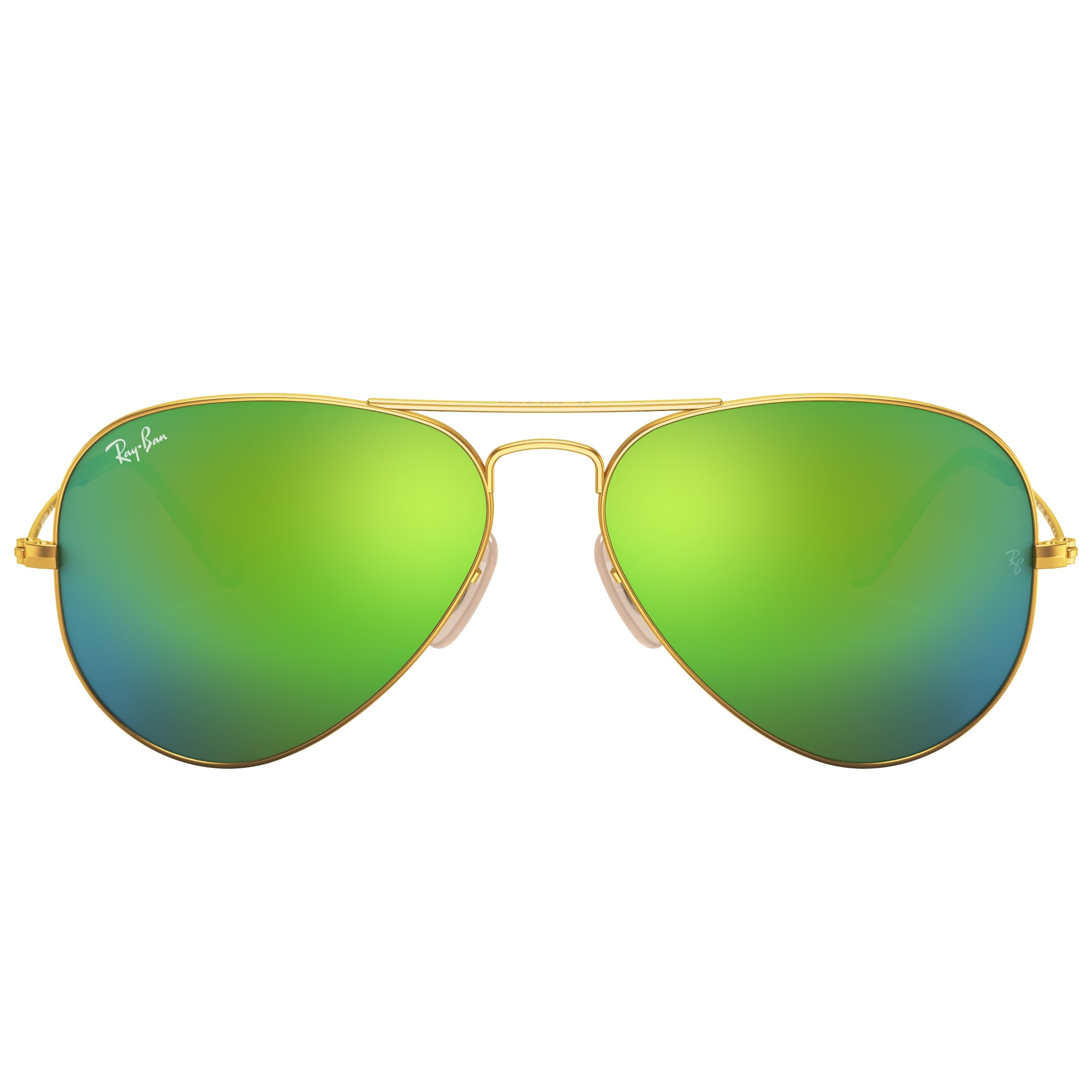 Ray-Ban Aviator Flash Lenses Green Flash Flash Aviator/Pilot Men's Sunglasses RB3025 112/19 58