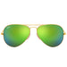 Ray-Ban Aviator Flash Lenses Green Flash Flash Aviator/Pilot Men's Sunglasses RB3025 112/19 58