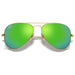 Ray-Ban Ray-Ban Aviator Flash Lenses Green Flash Flash Aviator/Pilot Men's Sunglasses RB3025 112/19 58