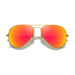 Ray-Ban Ray-Ban Aviator Flash Lenses Orange Flash Pilot Unisex Sunglasses RB3025 112/69 55