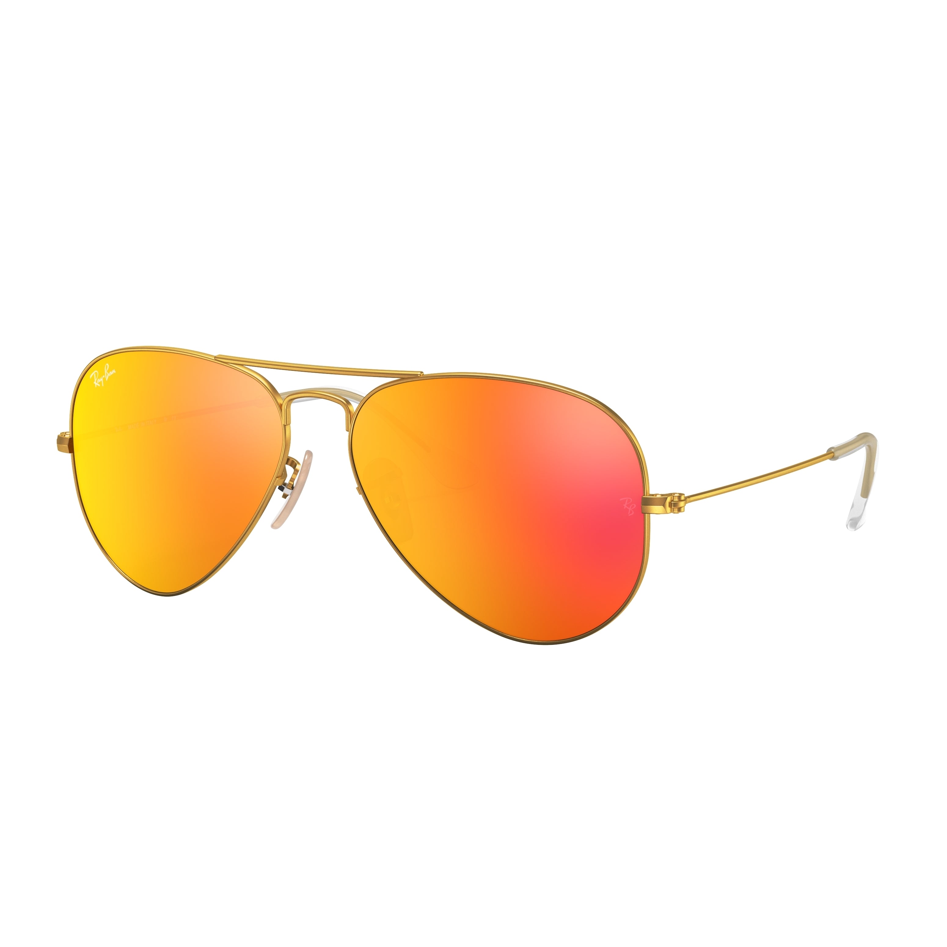Ray-Ban Ray-Ban Aviator Flash Lenses Orange Flash Pilot Unisex Sunglasses RB3025 112/69 58