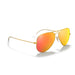 Ray-Ban Ray-Ban Aviator Flash Lenses Orange Flash Pilot Unisex Sunglasses RB3025 112/69 58