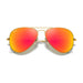 Ray-Ban Ray-Ban Aviator Flash Lenses Orange Flash Pilot Unisex Sunglasses RB3025 112/69 62