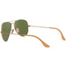 Ray-Ban Ray-Ban Aviator Flash Lenses Purple Mirror Mirrored Aviator/Pilot Men's Sunglasses RB3025 167/1M 58