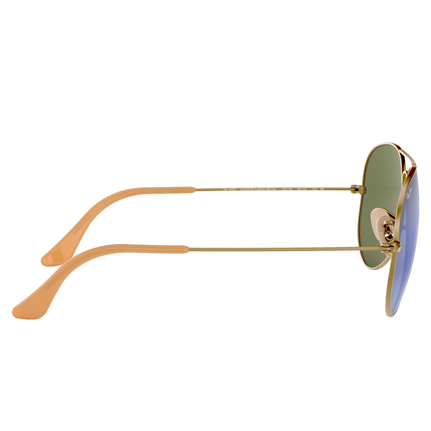 Ray-Ban Ray-Ban Aviator Flash Lenses Purple Mirror Mirrored Aviator/Pilot Men's Sunglasses RB3025 167/1M 58