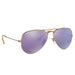 Ray-Ban Ray-Ban Aviator Flash Lenses Purple Mirror Mirrored Aviator/Pilot Men's Sunglasses RB3025 167/1M 58