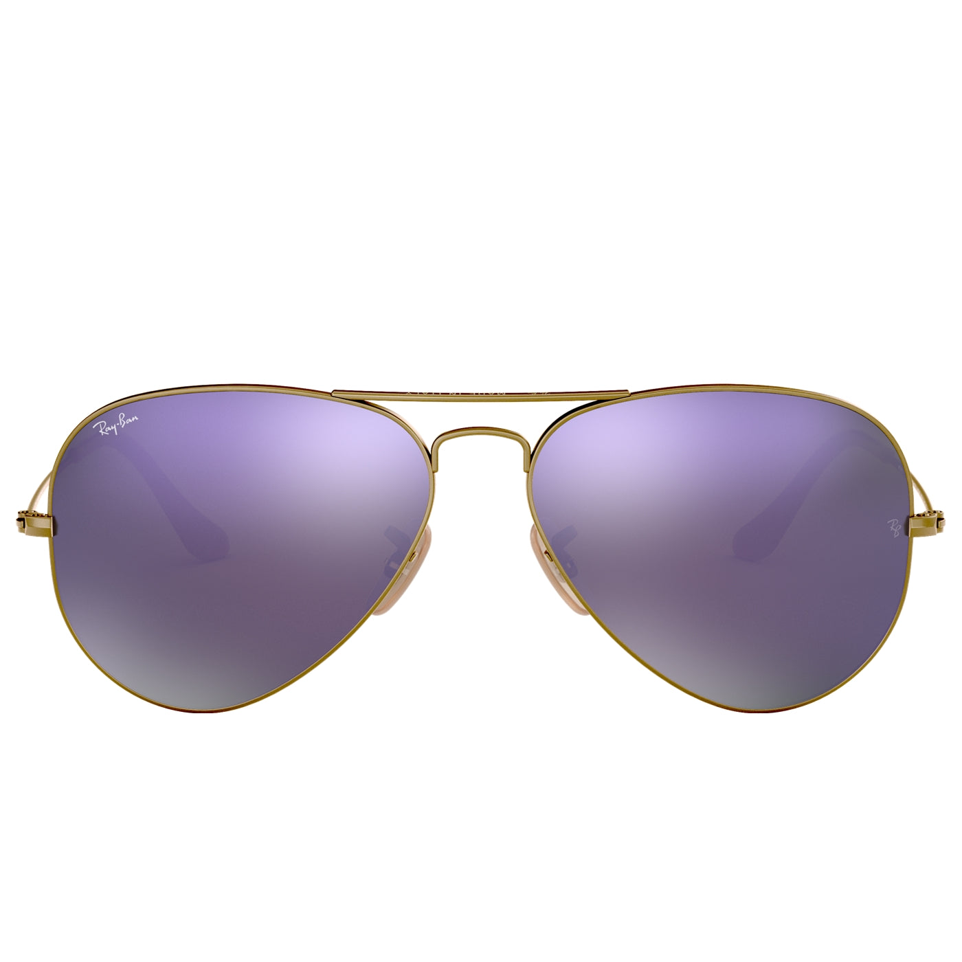 Ray-Ban Aviator Lilac Mirror Crystal Mirrored Aviator/Pilot Men's Sunglasses RB3025 167/4K 58