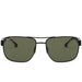Ray-Ban Rb3530 Polarized Green Classic G-15 Polarized Square Men's Sunglasses RB3530 002/9A 58