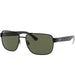 Ray-Ban Ray-Ban Rb3530 Polarized Green Classic G-15 Polarized Square Men's Sunglasses RB3530 002/9A 58