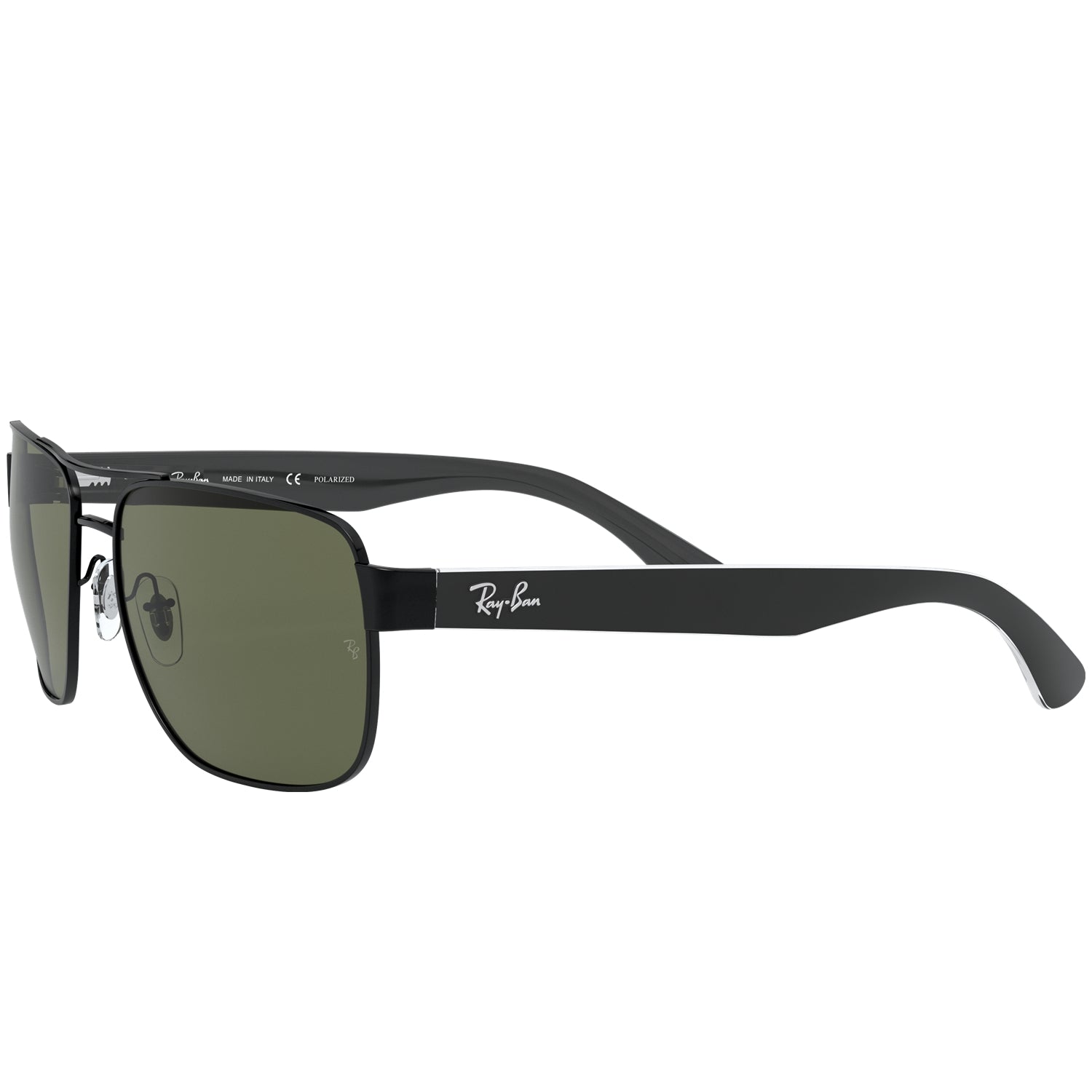 Ray-Ban Ray-Ban Rb3530 Polarized Green Classic G-15 Polarized Square Men's Sunglasses RB3530 002/9A 58