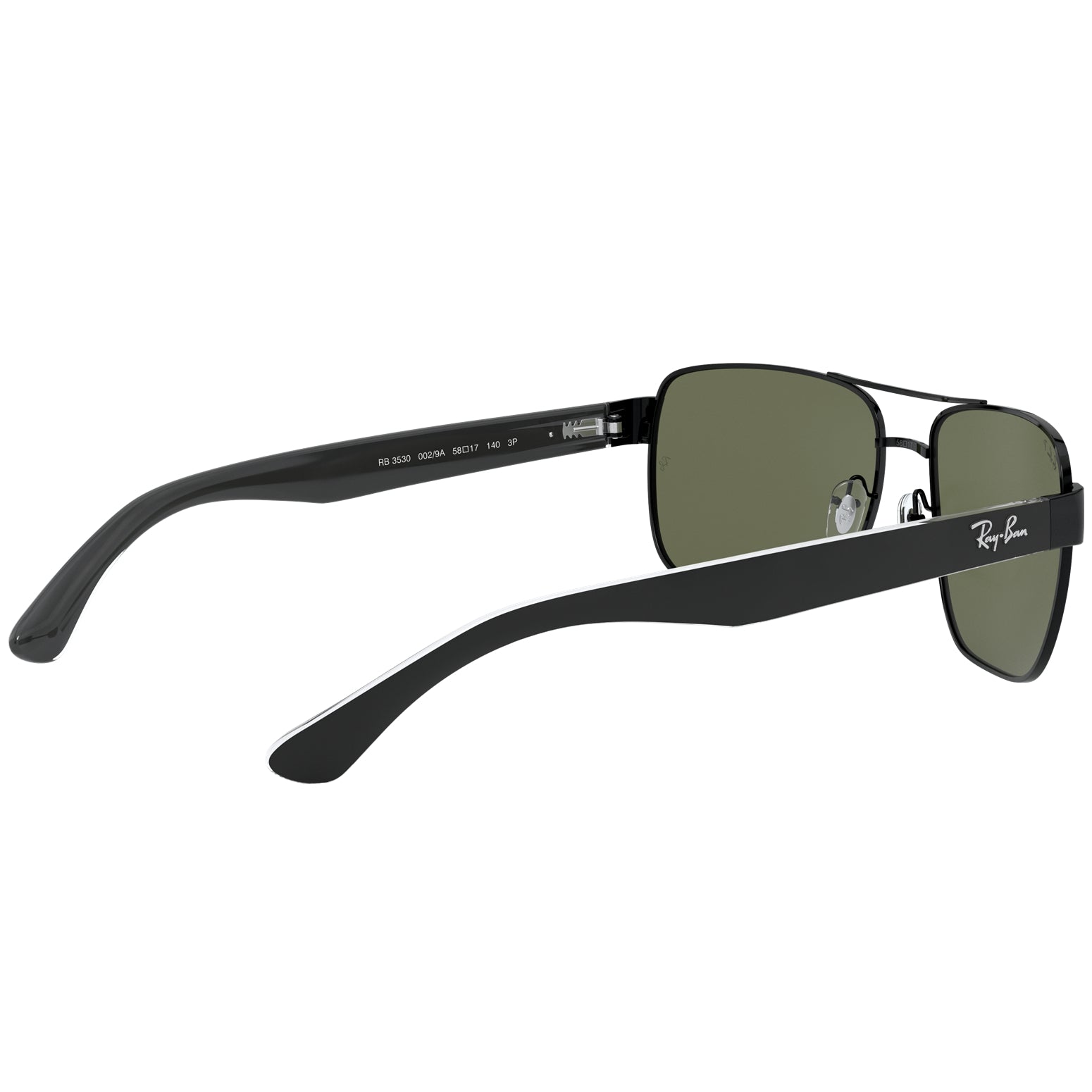 Ray-Ban Ray-Ban Rb3530 Polarized Green Classic G-15 Polarized Square Men's Sunglasses RB3530 002/9A 58