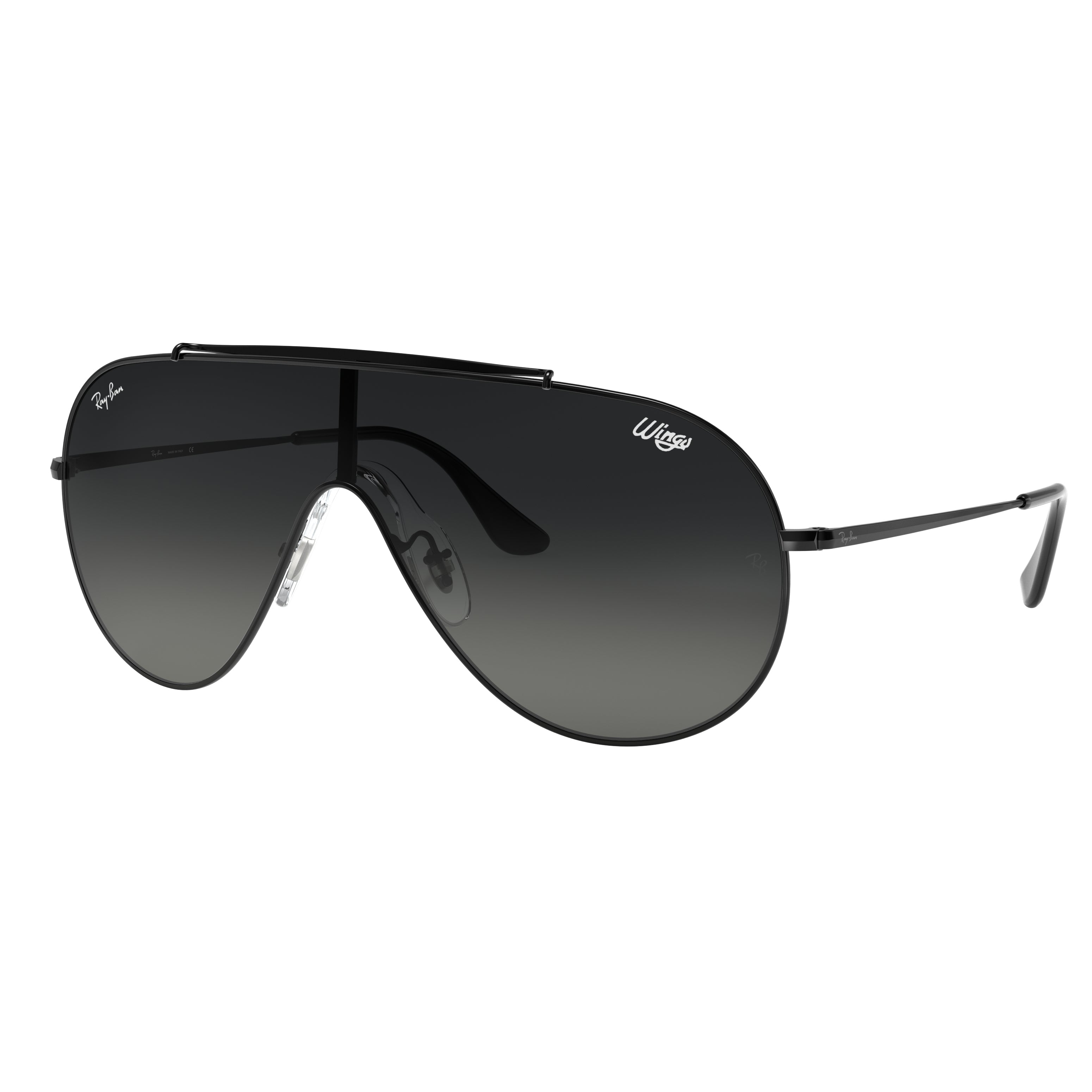 Ray-Ban Ray-Ban Wings Grey Gradient Pilot Unisex Sunglasses RB3597 002/11 33