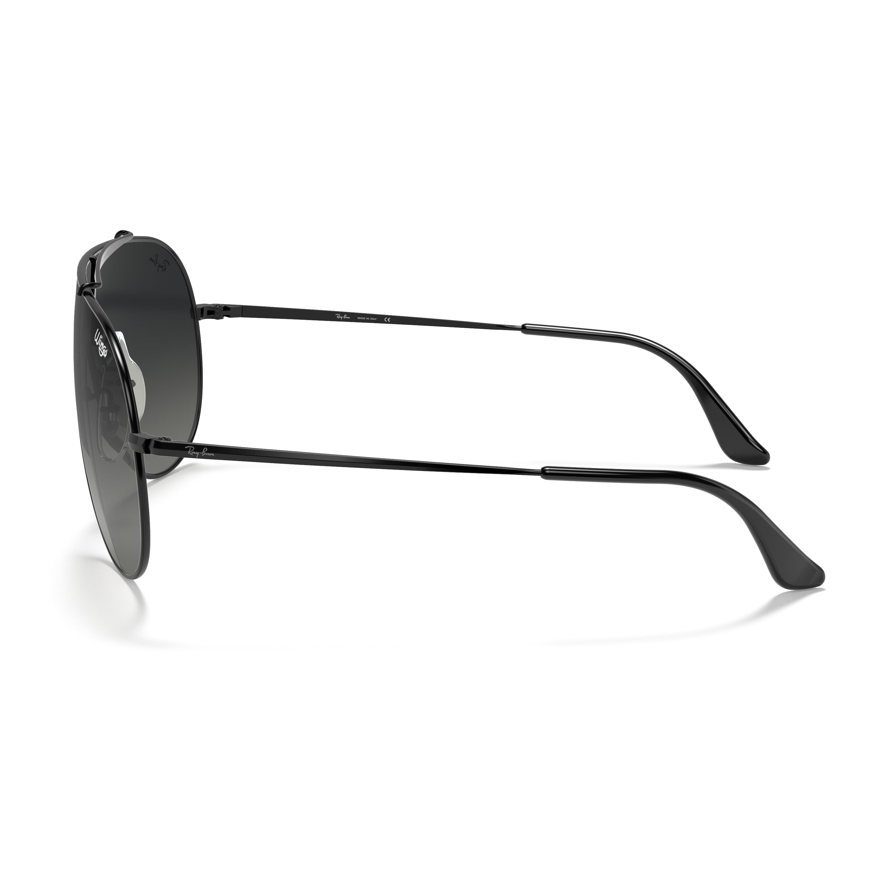 Ray-Ban Ray-Ban Wings Grey Gradient Pilot Unisex Sunglasses RB3597 002/11 33