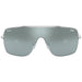 Ray-Ban Wings II Light Blue/Silver Gradient Mirror Square Unisex Sunglasses RB3697 003/Y0 35