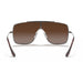 Ray-Ban Ray-Ban Wings II Brown Gradient Square Unisex Sunglasses RB3697 004/13 35