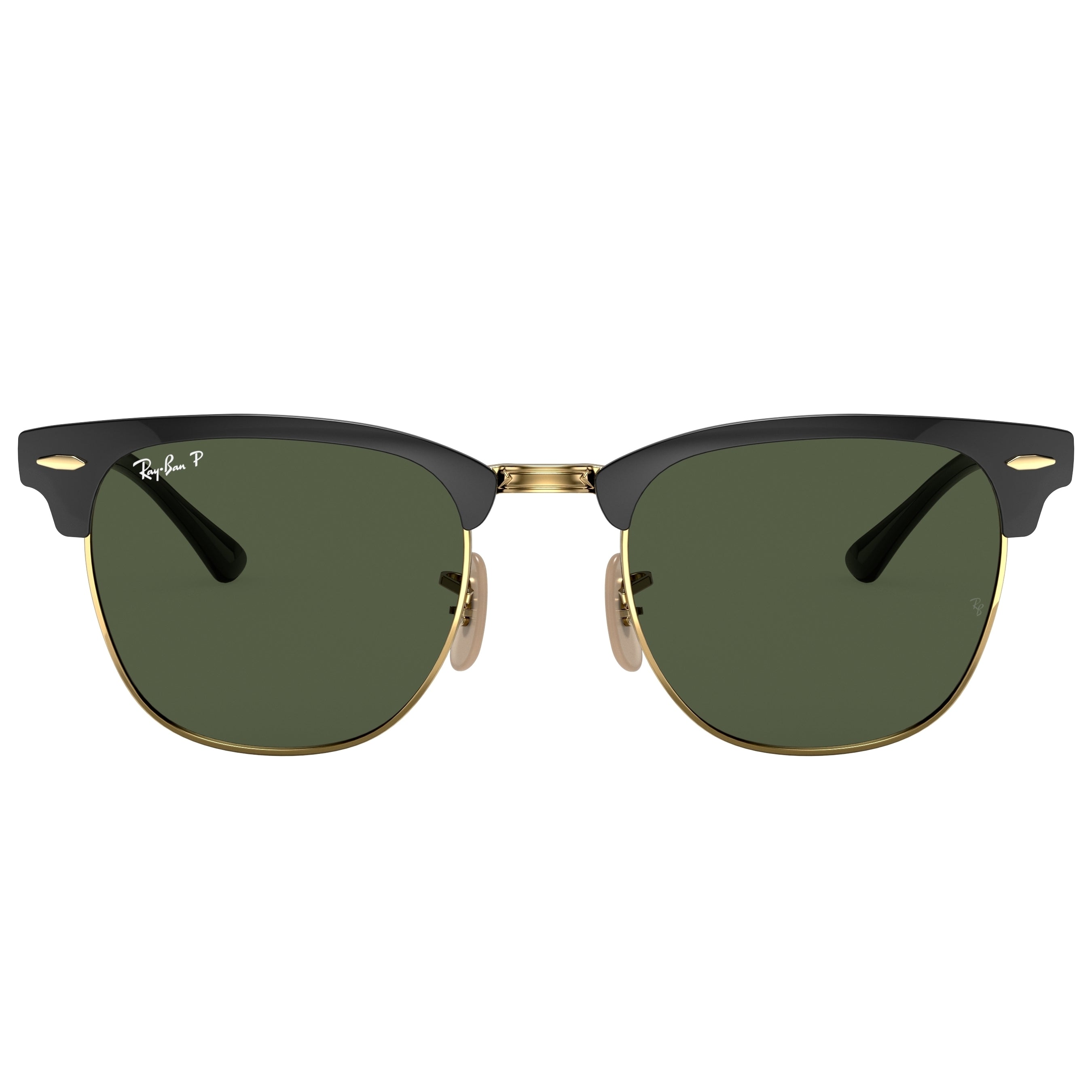 Ray-Ban Clubmaster Metal Green Classic G-15 Square Unisex Sunglasses RB3716 187/58 51