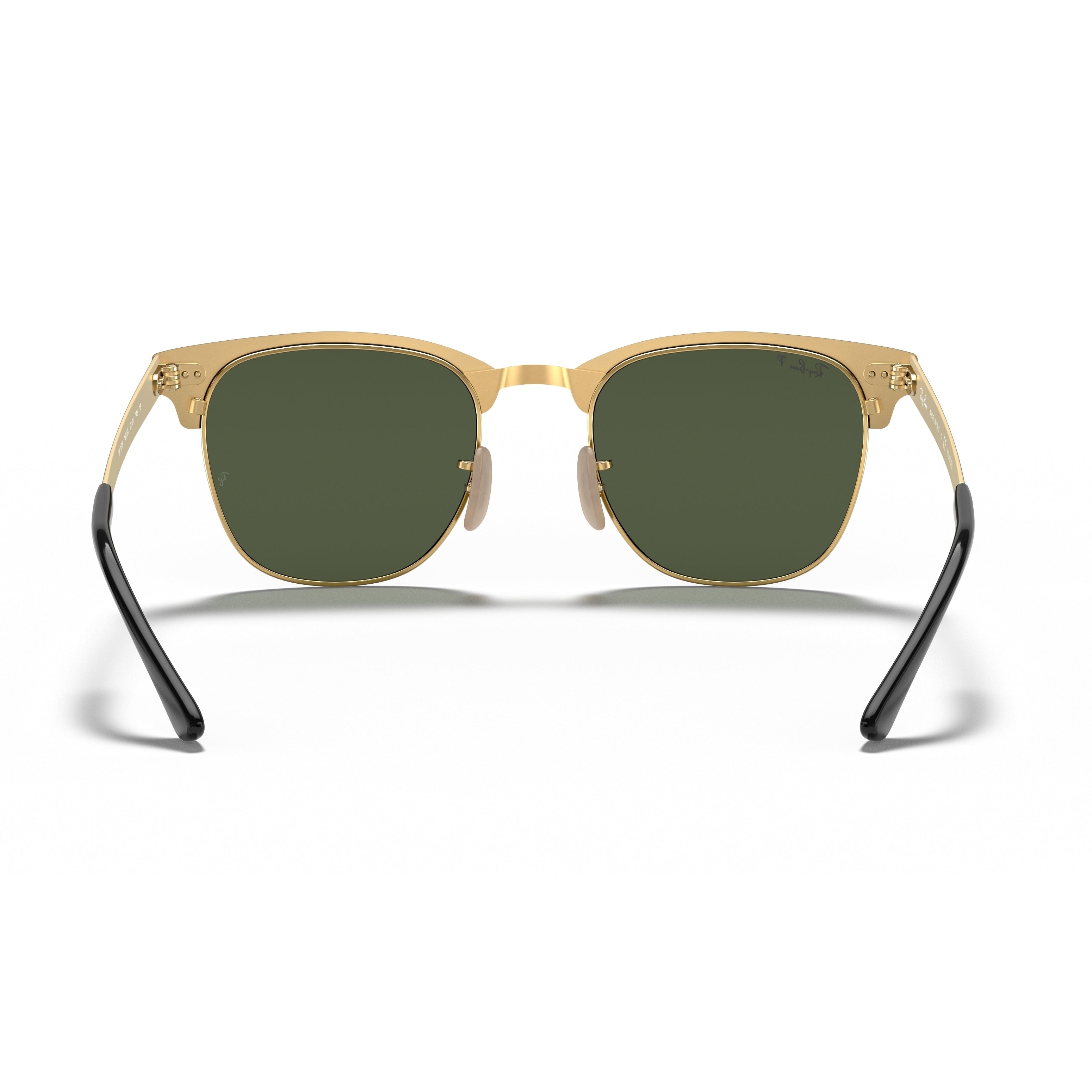 Ray-Ban Ray-Ban Clubmaster Metal Green Classic G-15 Square Unisex Sunglasses RB3716 187/58 51