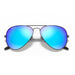 Ray-Ban Ray-Ban Chromance Blue Mirror Chromance Pilot Men's Sunglasses RB8317CH 029/A1 58