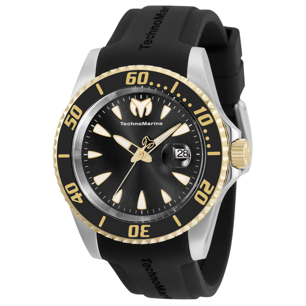 TechnoMarine Manta Quartz Black Dial Men's Watch TM-220114