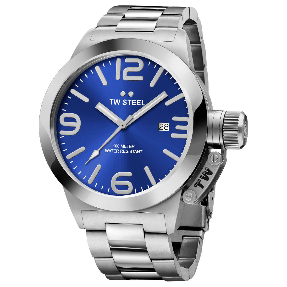 TW Steel Canteen Quartz Blue Sunray Dial Men's Watch TWS-CB11