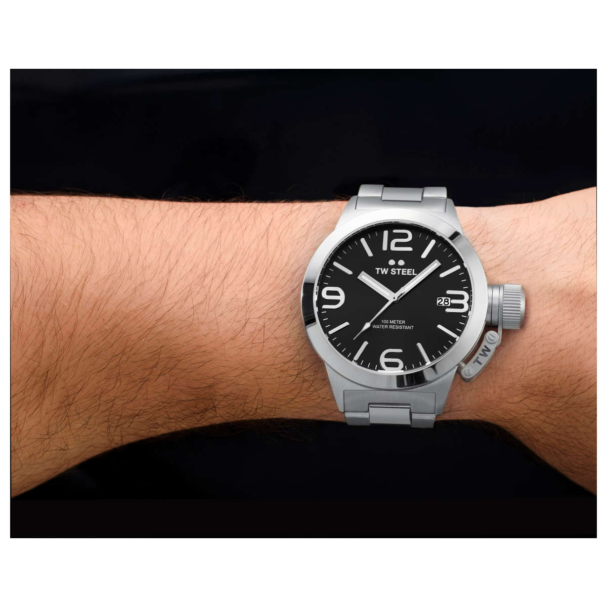 TW Steel TW Steel Canteen Quartz Black Dial Men's Watch TWS-CB1