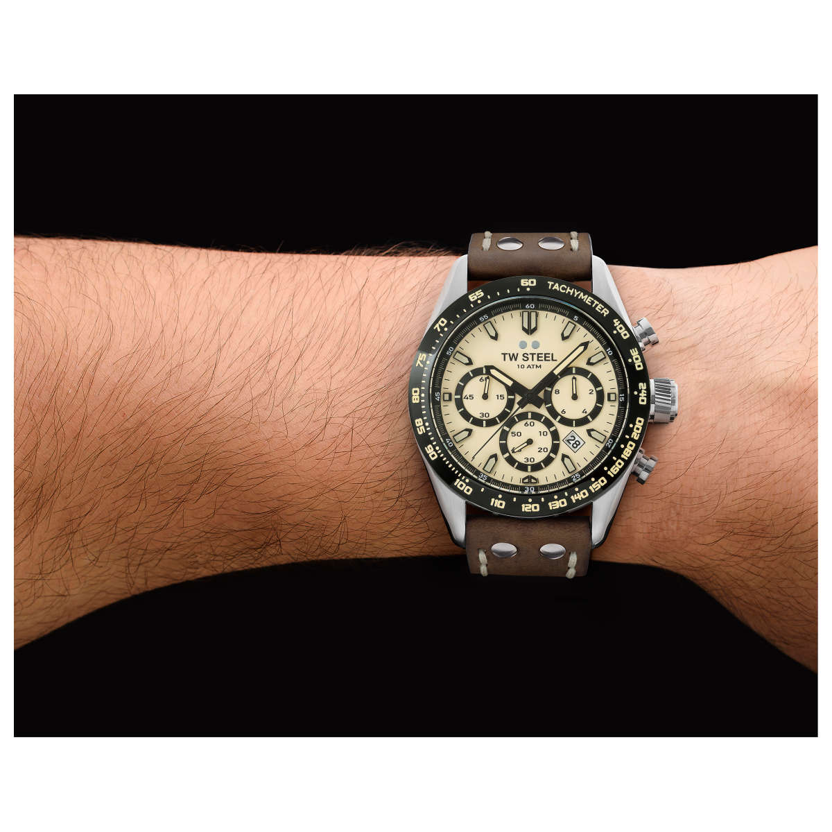 TW Steel TW Steel Chrono Sport Quartz Beige Dial Men's Watch TWS-CHS2