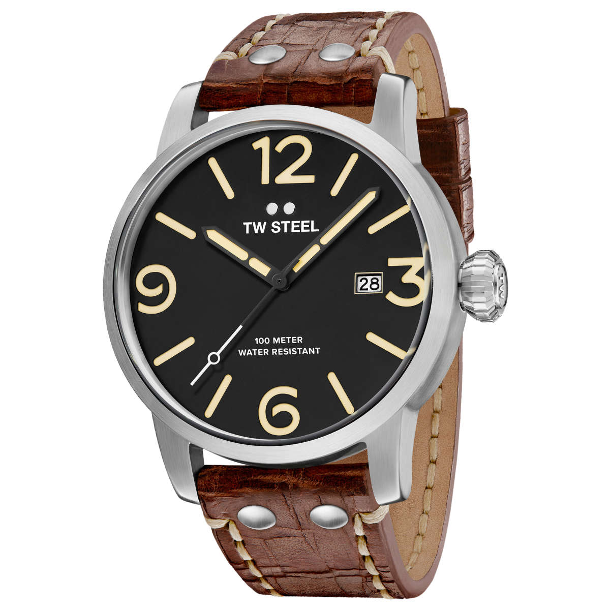 TW Steel Maverick Quartz Black Dial Men's Watch TWS-MS1