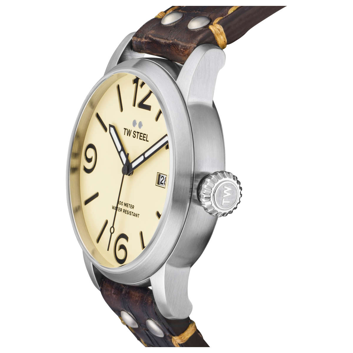 TW Steel TW Steel Maverick Quartz Cream Dial Men's Watch TWS-MS22