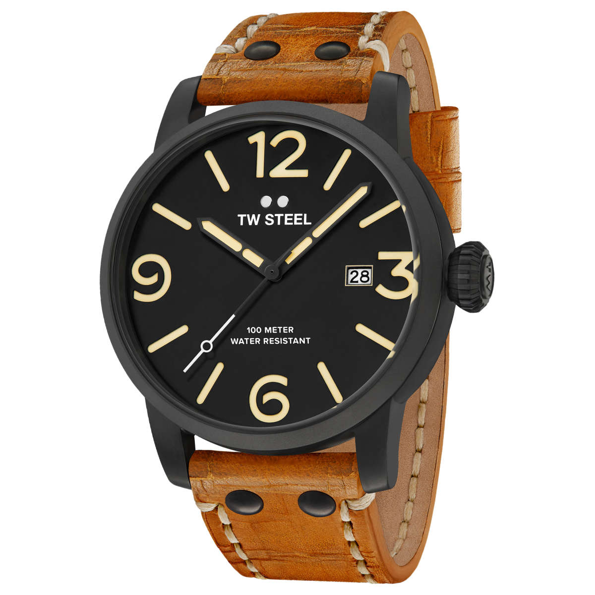 TW Steel Maverick Quartz Black Dial Men's Watch TWS-MS32
