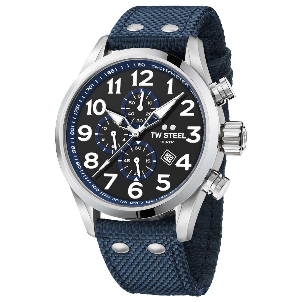 TW Steel Volante Quartz Black and Blue Dial Men's Watch TWS-VS33