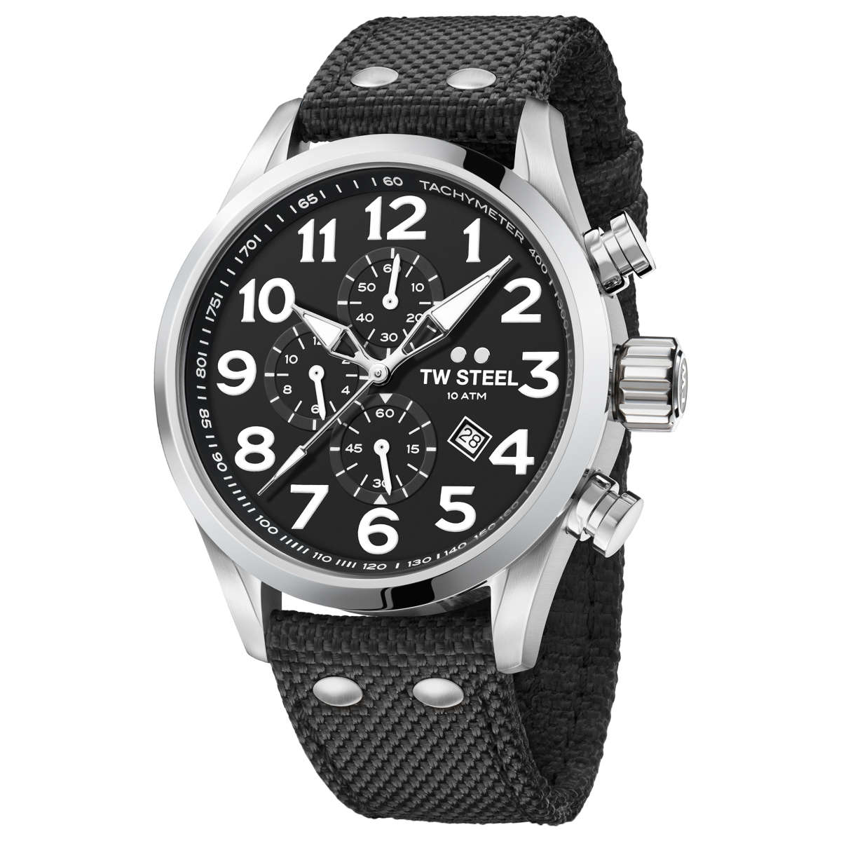 TW Steel Volante Quartz Black Dial Men's Watch TWS-VS3