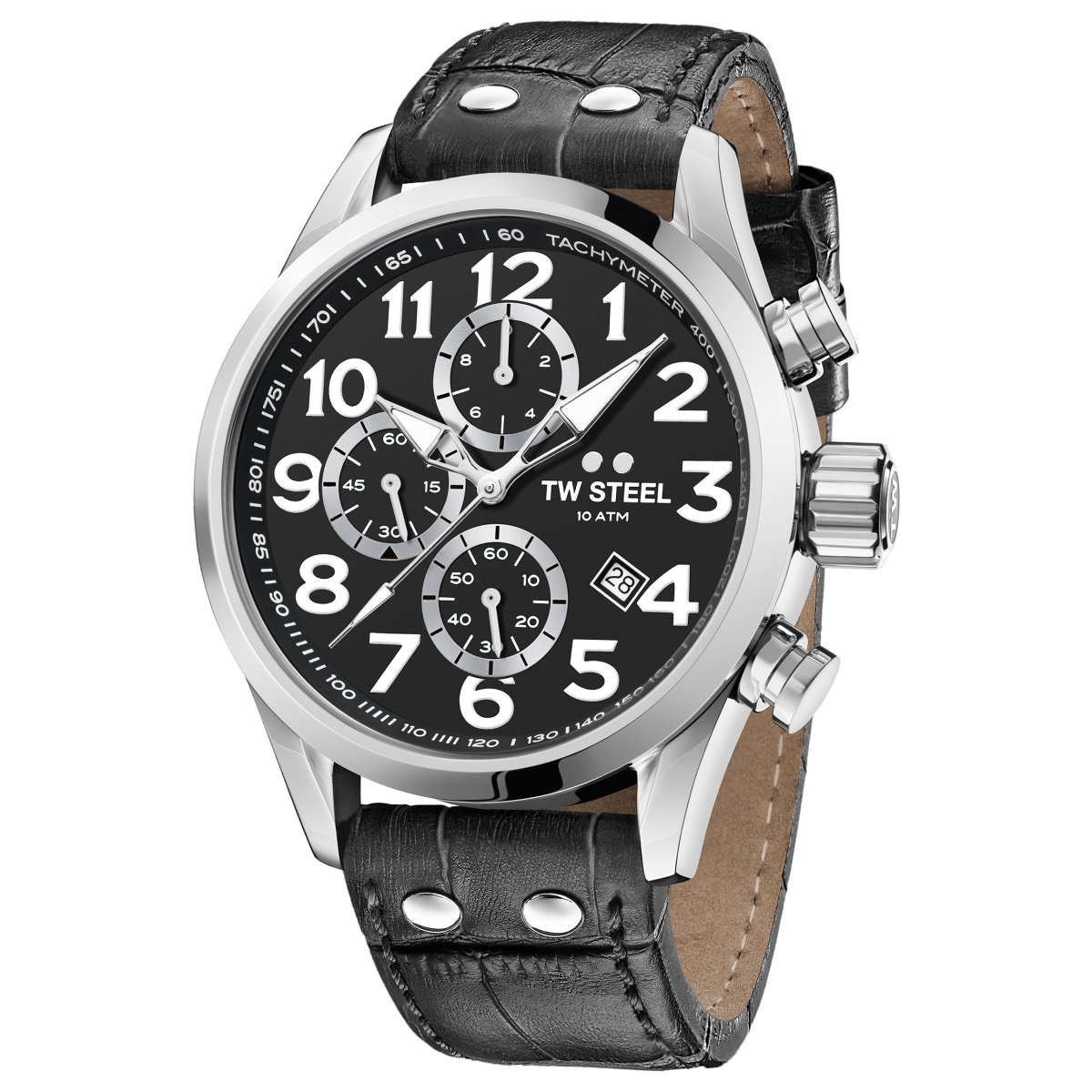 TW Steel Volante Quartz Black Dial Men's Watch TWS-VS54